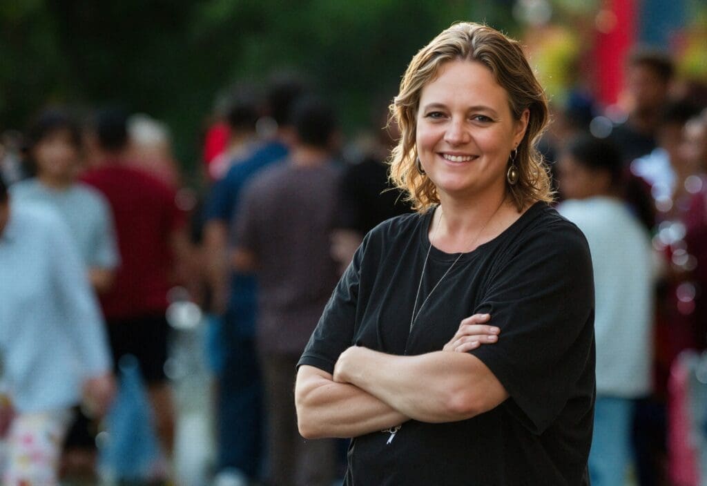 Tara McFadden says her focus is on balancing growth with Cochrane’s small-town feel. She wants to improve affordable housing, transportation, and add more parks and community gathering spaces.